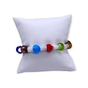 NWT Wool + Pepper Co. Shroomies Glass Beaded Bracelet